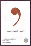 SW2586cexp Sweden booklet      Scott # 2586c   /   Facit H574,        Europa 2007 - Letters