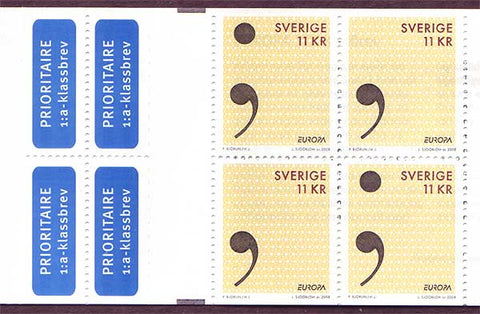 SW2586cexp Sweden booklet      Scott # 2586c   /   Facit H574,        Europa 2007 - Letters