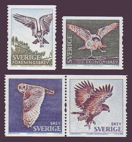 SW2609-11 Sweden  # 2609-11 MNH, Birds 2009