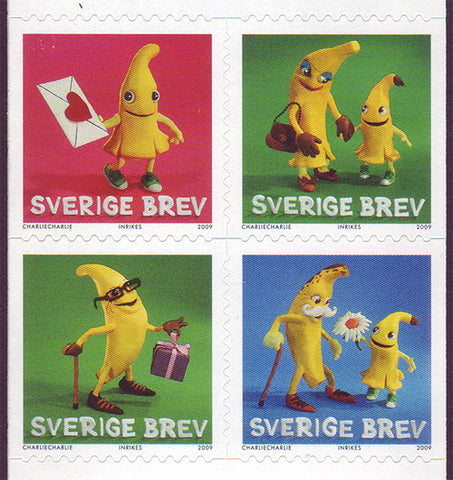 SW26141 Sweden # 2614 MNH,  Bananas - Greetings Stamps 2009