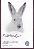 SW2625dexp Sweden booklet       Scott # 2625d MNH,           White Animals 2009