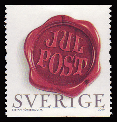 SW2626 Sweden # 2626 MNH,  Wax Seal - Christmas 2009