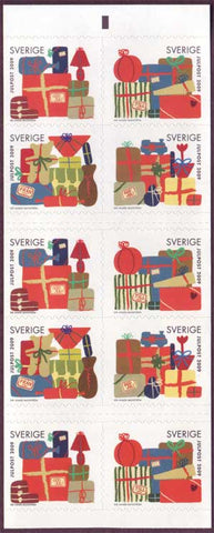 SW2627e Sweden booklet     Scott # 2627e /    Facit SH40,           Christmas 2009 - Gifts