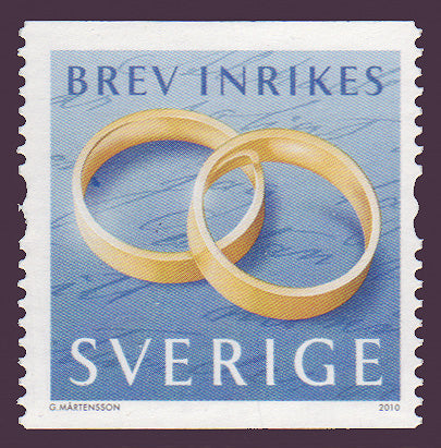 SW2634 Sweden       # 2634 MNH,            Wedding Rings 2010