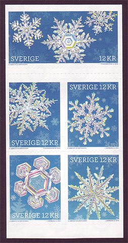 SW2648 Sweden booklet       # 2648 MNH,            Snowflakes - Christmas 2010