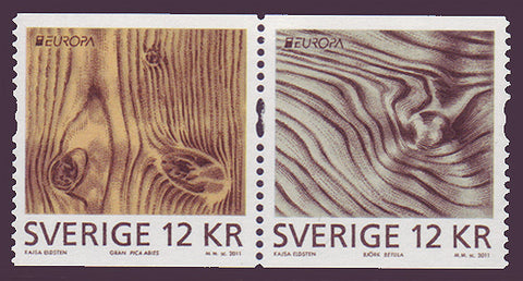 SW26561 Sweden     # 2656 MNH,            Exotic Woods - Europa 2011