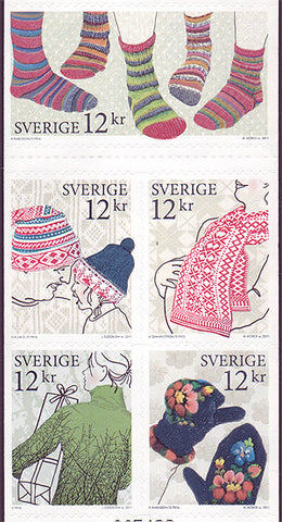SW2671 Sweden booklet      # 2671 MNH,             Winter Clothing 2011