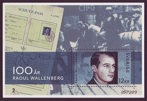 SW26931 Sweden Souvenir Sheet # 2693 MNH, Raoul Wallenberg 2012
