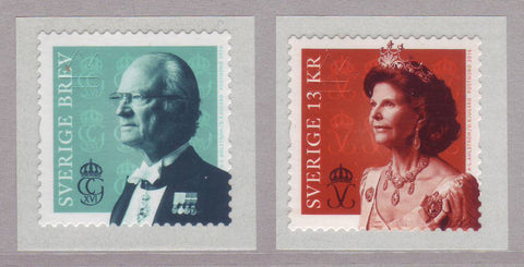 SW2782-83 Sweden Scott # 2782-83, King Carl XVI Gustaf and Queen Silvia - 2016