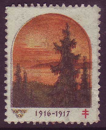 SW8016 Sweden Christmas seal 1916