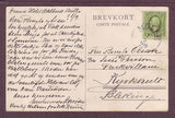 SWB246 postcard, Sweden Kullen, Grand Hotel 1910