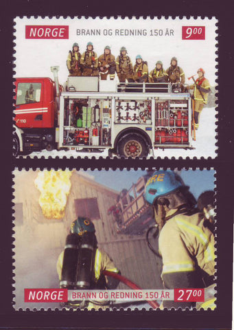 NO1648-491 Norway Scott # 1648-49 MNH, Fire and Rescue Services - 2011