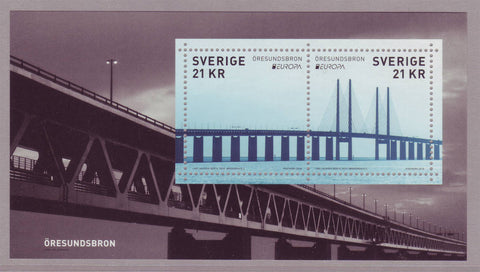The Öresund bridge links Sweden and Denmark.