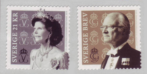 SW2919 Sweden, King Carl Gustaf and Queen Silvia 2019